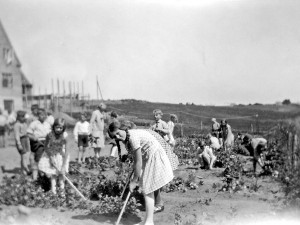 I skolehaverne mellem 1930 og 1933