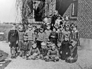 Skolen i Skellet ca 1925